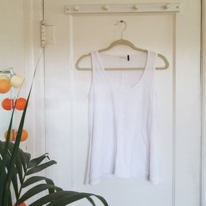 Anthropologie white tank top